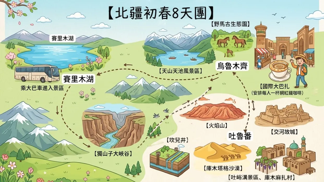 行程示意圖