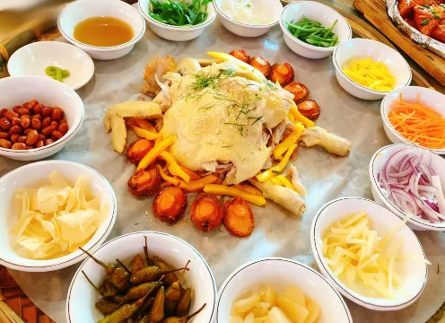 鮑魚七彩撈杏花雞宴