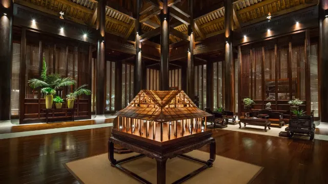 傳統榫卯結構大堂