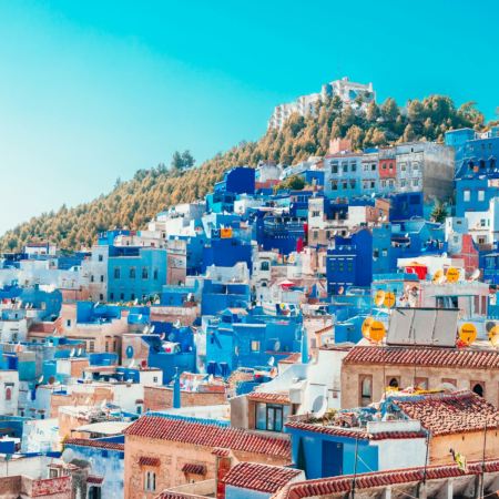 【4鑽】【稅項全包、免收旅行團服務費】摩洛哥深度探索11天之旅 ｜安排住宿1晚撒哈拉沙漠豪華營地，體驗住帳篷的滋味｜到訪被譽為「藍珍珠」摩洛哥山城~舍夫沙萬｜安排乘坐四驅車前往體驗撒哈拉沙漠探險之旅