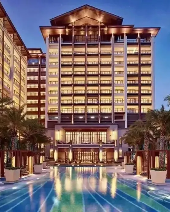 惠州+東莞2天團·《温泉度假》國際品牌Hilton龍門富力希爾頓度假酒店(豪華景觀泡池客房~含2池温泉)