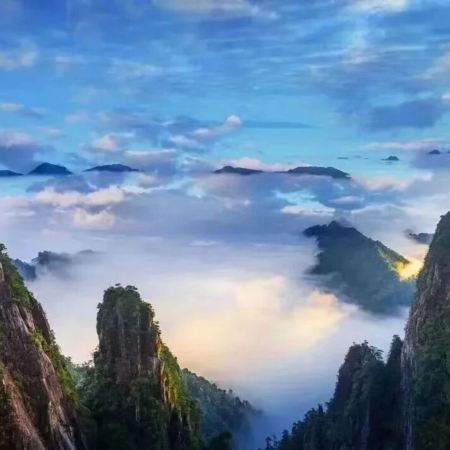 郴州4天團·《湘南美景+飛天山．第三屆無人機表演+高鐵來回》莽山森林温泉度假酒店(重本包無限次浸泡「諾亞方舟」懸崖溫泉)+莽山國家森林公園郴州美景純玩4天團