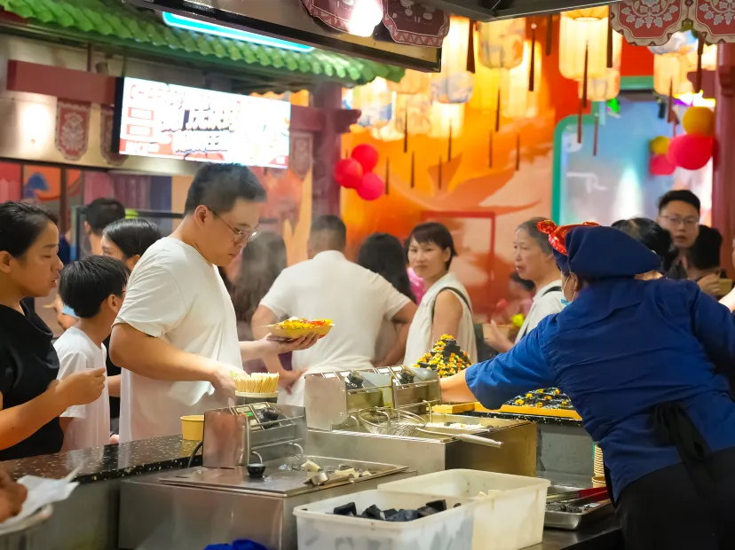 酒店自助晚餐