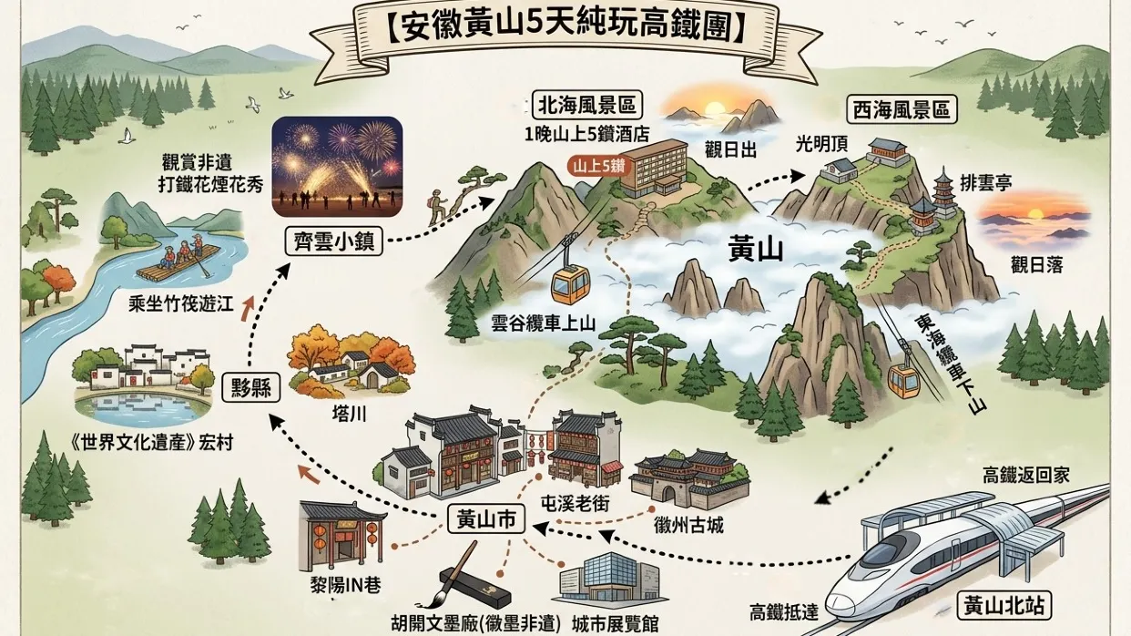 行程示意圖