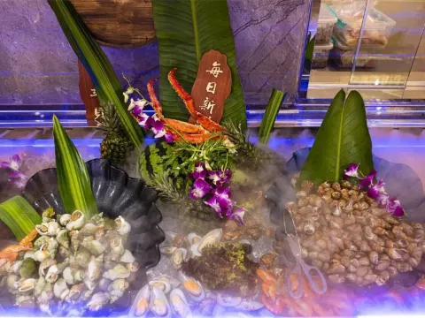 酒店海鮮自助晚餐