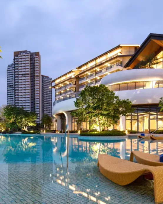 惠東2天團·《惠州星河山海半島星度假酒店》陽台私家泡池客房(約600呎)+享用歡迎水果及迷你吧飲品一份+【酒店海鮮自助晚餐】