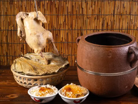 古法碌烏鬃鵝+古法荷葉瓦缸焗雞宴