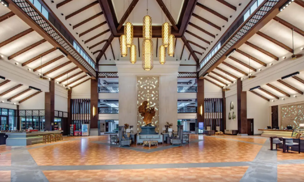 韶關藍山源嶺南東方温泉酒店大堂