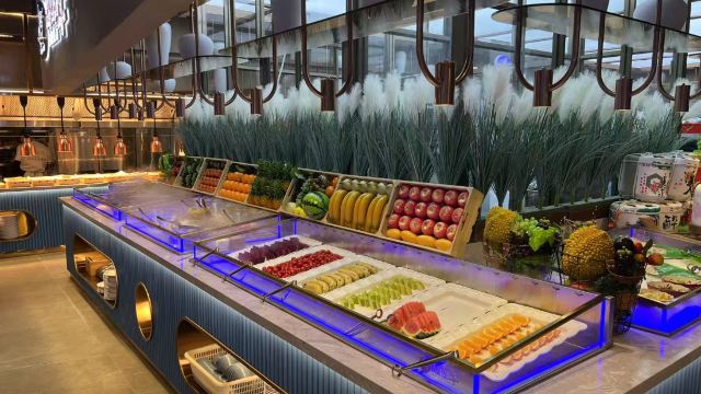 任食海鮮自助餐+鐵板燒烤肉 