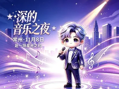 常州+上海+無錫+蘇州+杭州6天團·🎤「深深演唱會」常州站 & 江南賞秋