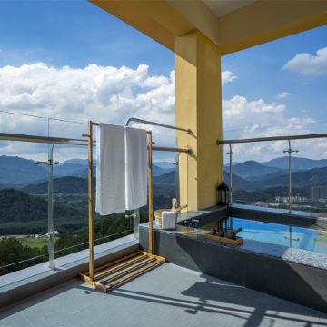 惠州+廣州+東莞2天團·《獨立温泉泡池客房》龍門南崑山雲頂温泉威士忌酒店  歎【酒店海鮮自助餐】【老莞城懷舊兒時菜】