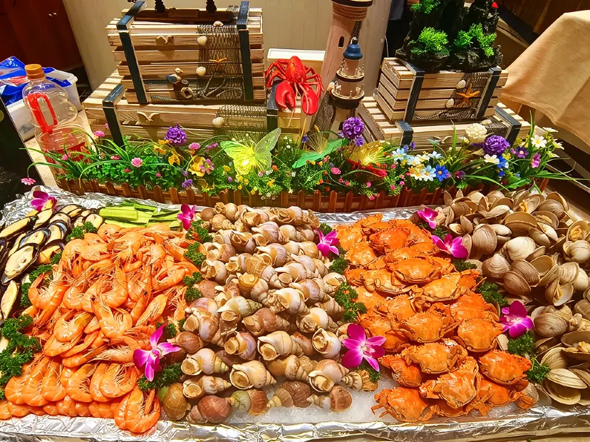 酒店豐富自助餐