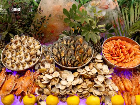 佛山+中山2天團·國際品牌~Hilton中山利和希爾頓酒店 【豪華海鮮自助晚餐】長鹿休博園~童話動物王國+國際大馬戲