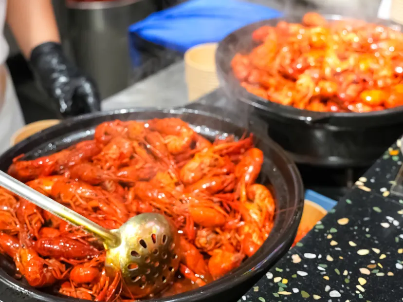 酒店自助晚餐