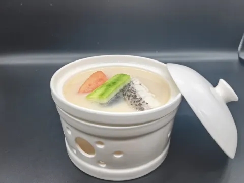 深海珍味龍躉10食~翅湯過橋深海大龍躉(位上)+香茅堂焗大龍躉