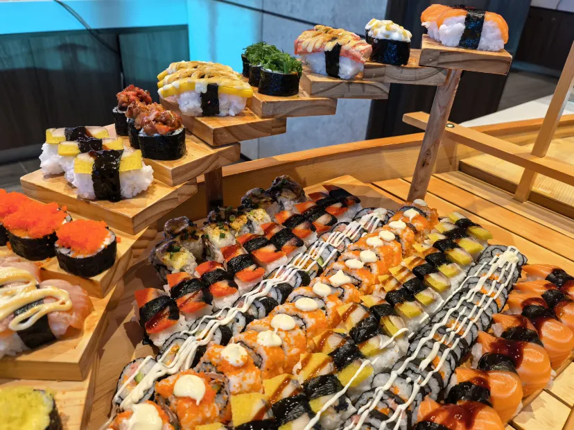 酒店自助晚餐