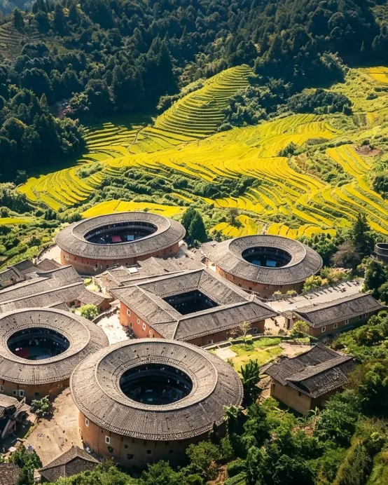 漳州+廈門4天團·🎄聖誕福建🎄4天升級純玩高鐵之旅 《世界文化遺產》南靖田螺坑土樓群、田中賦土樓群(夯土體驗)、DIY小土樓、 🍃採茶及制茶體驗、🔥聖誕土樓煙花篝火晚會🎆、鼓浪嶼、中山路