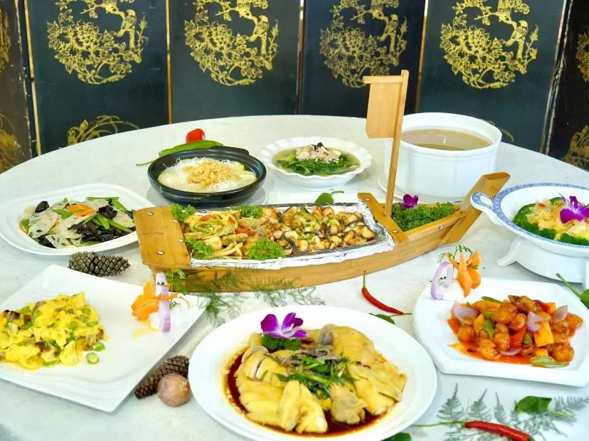 山泉水鴨嘴魚一魚兩食一帆風順宴