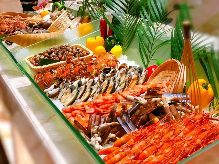 酒店豐富自助餐