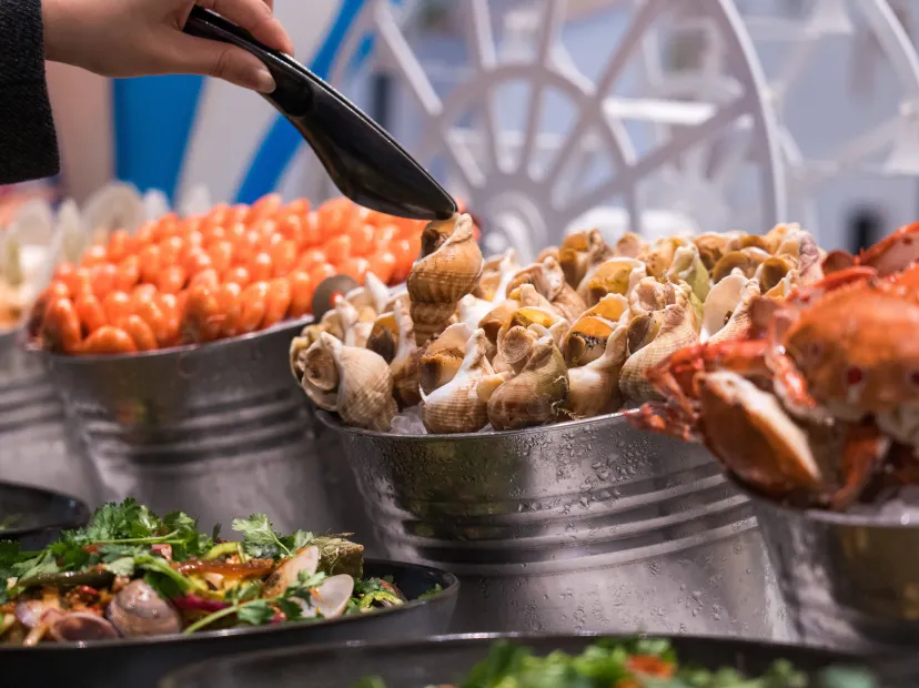 洲際酒店自助晚餐