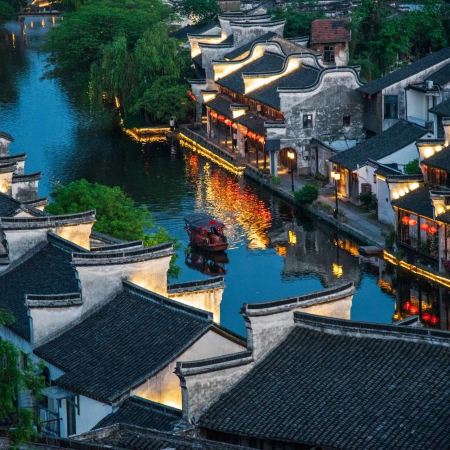 杭州+上海+無錫5天團·[獨家]上海西岸美高梅酒店、杭州黑科技菲住布渴酒店、南潯古鎮、西湖、上海外灘、清名橋歷史街區、蠡園《全程不設⾃費項⽬》