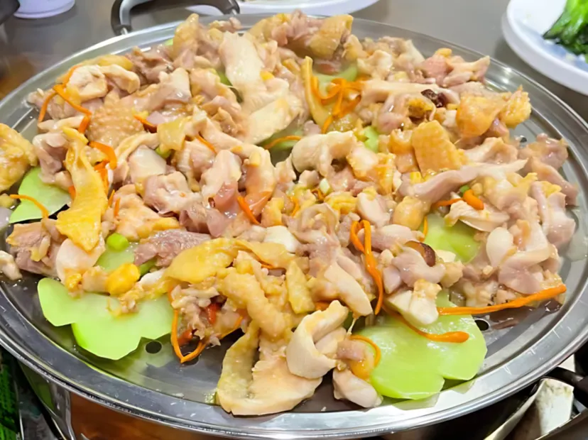 任食桑拿陽山大扇雞蒸汽火鍋