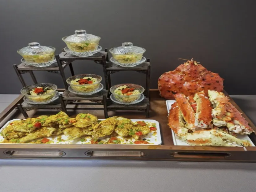 琿春美食榜~蟹府樓帝王蟹一蟹三吃