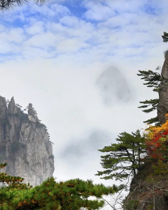 安徽+黃山市5天團·黃山5天純玩高鐵團、黃山(北海、西海風景區)住宿1晚黃山山上、屯溪黎陽IN巷、宏村、塔川、齊雲小鎮