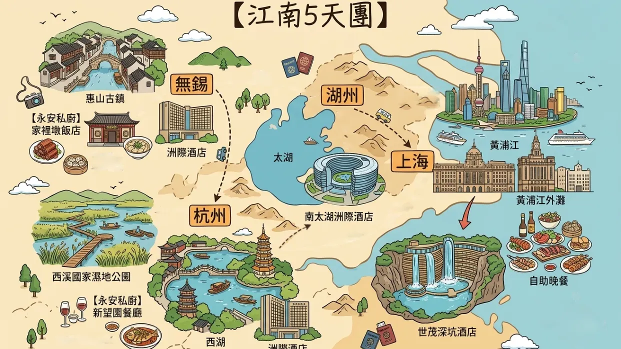 行程示意圖