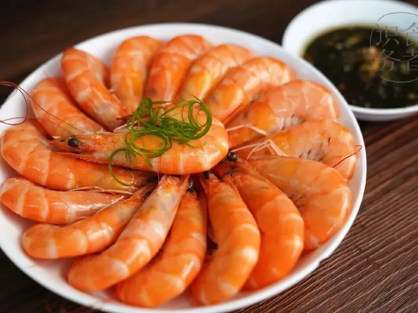 高湯灼大蝦
