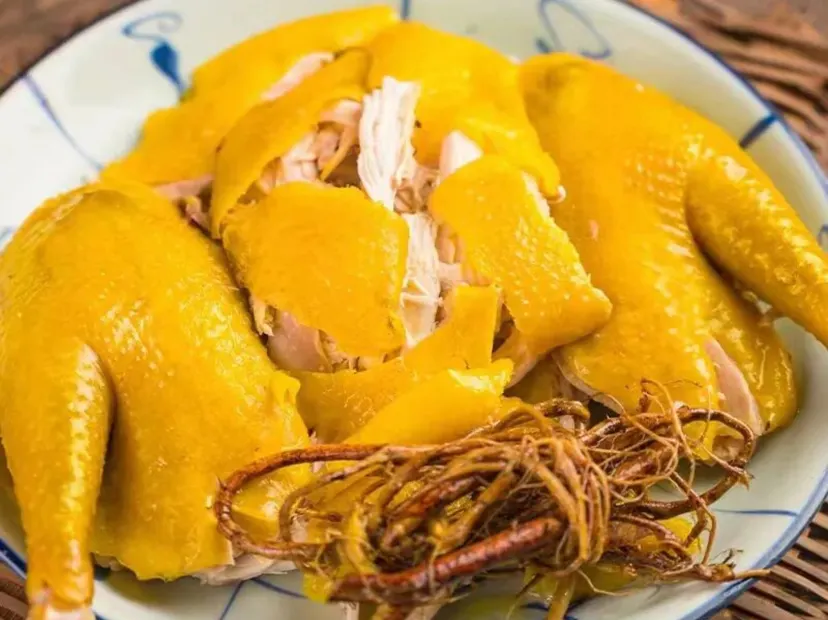 五指毛桃焗果園雞