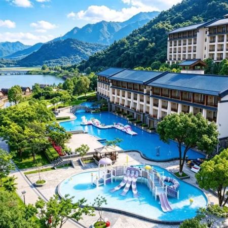英德2天團·《森系度假》英德寶晶宮天鵝湖温泉酒店(頭10位報名升級入住湖景房)+寶晶宮+天鵝湖遊船+天鵝湖玻璃橋