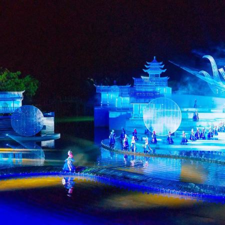 清遠2天團·清遠美景+賞花《鳳凰樂土·山水麗人》（包A區VIP座席）挑戰《古龍峽》《和秧合社》(賞千畝花海)